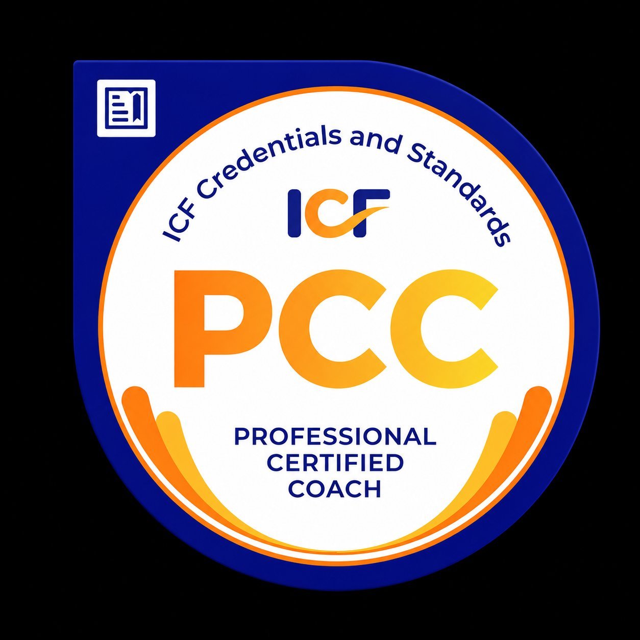 ICF PCC Professional Certified Coach credential badge